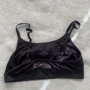 My shark black sports bra